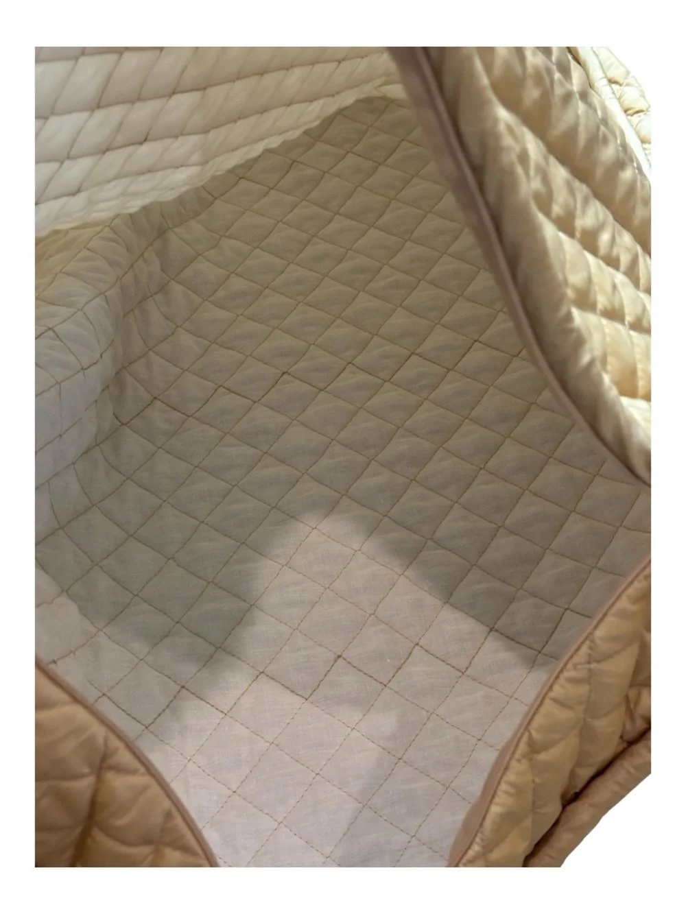 2 Waverly Home Square Quilted Euro Pillow Shams Cushion Style Diamond Gold Camel